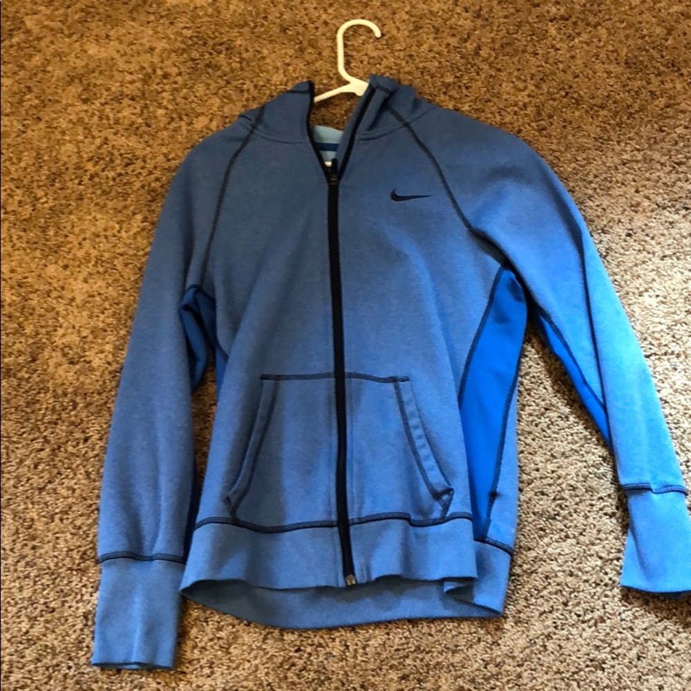 Blue Nike Full Zip up
